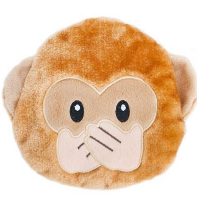 Παιχνίδι σκύλου Emoji Speak No Evil Monkey