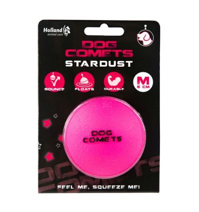 Μπάλα σκύλου Comets Stardust ροζ