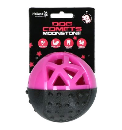 Παιχνίδι σκύλου Comets Moonstone Treat ball ροζ