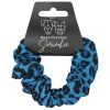 Scrunchie Blue Leopard