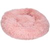 Κρεβάτι σκύλου/γάτας Fluffy Donut ροζ
