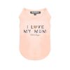 T-shirt σκύλου "I love my mum"