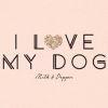 T-shirt σκυλομαμάς "I love my dog"