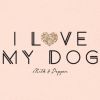 T-shirt σκυλομαμάς "I love my dog"