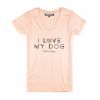 T-shirt σκυλομαμάς "I love my dog"